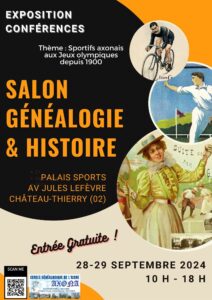 Salons de généalogie et conférences - Château-Thierry 2024