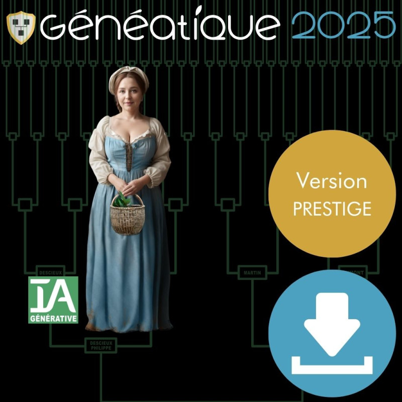 Boutique - Logiciel Généatique 2025