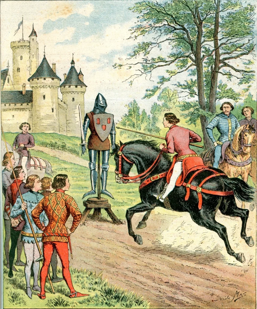 La quintaine des chevaliers