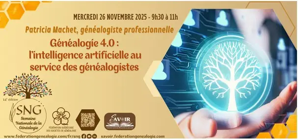 Conférences de la semaine nationale de généalogie du Québec