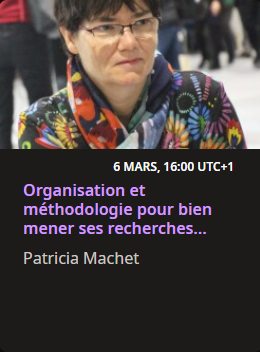 Annonce conférence Patriica Machet au salon RootsTech 2026